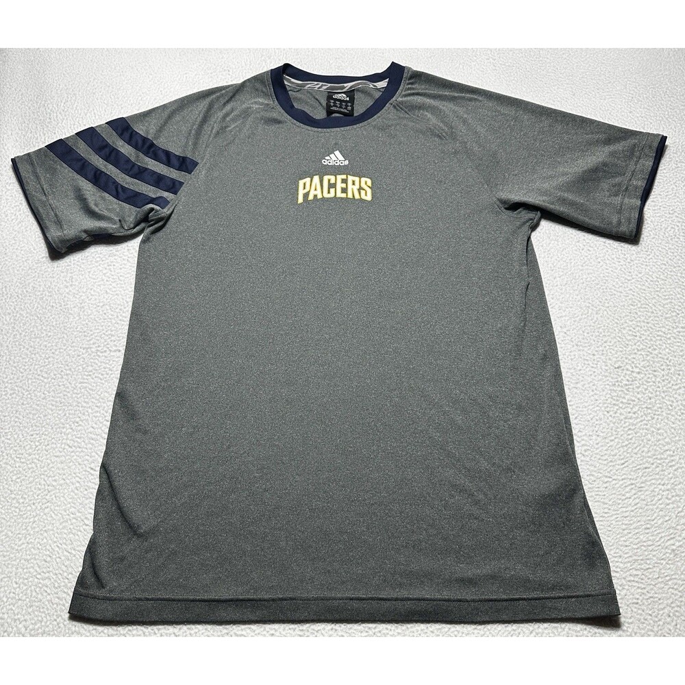 Indiana Pacers David West NBA 21 Short Sleeve Shirt Basketball Men’s Medium Grey